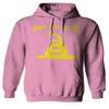 0024. American Don't Tread ON ME Military Combat United State Patriotic Style Sweatshirt Pullover Hoodie (Pink, Large) view 1