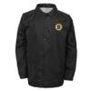 Outerstuff NHL Boston Bruins Youth Boys Bravo Coaches Jacket, Large(14-16), Black view 2