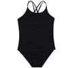 Freebily Kids Girls Double Straps Sleeveless Gymnastic Ballet Leotard Jumpsuit Athletic Dance Clothes Tank Tops Outfits Black A 10-12 Years view 4
