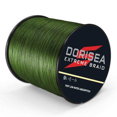 Dorisea Extreme Braid 100% Pe Army Green Braided Fishing Line 109Yards-2187Yards 6-550Lb Test Fishing Wire Fishing String Incredible Superline Zero Stretch (100m/109Yards 8lb/0.12mm)