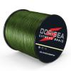 Dorisea Extreme Braid 100% Pe Army Green Braided Fishing Line 109Yards-2187Yards 6-550Lb Test Fishing Wire Fishing String Incredible Superline Zero Stretch (100m/109Yards 8lb/0.12mm) view 1