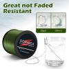 Dorisea Extreme Braid 100% Pe Army Green Braided Fishing Line 109Yards-2187Yards 6-550Lb Test Fishing Wire Fishing String Incredible Superline Zero Stretch (100m/109Yards 8lb/0.12mm) view 4