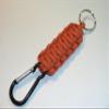 RedVex King Cobra Style Carabiner Key Fob/Keychain - Aluminum Carabiner - (Qty1) - Choose Your Color and Size (12 inch, Burnt Orange) view 1