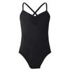 Freebily Kids Girls Sleeveless Spaghetti Straps Gymnastics Leotard Ballet Dance Unitard Sport Biketard Yoga Bodysuit Swimwear Black 3-4 Years view 3