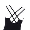 Freebily Kids Girls Double Straps Sleeveless Gymnastic Ballet Leotard Jumpsuit Athletic Dance Clothes Tank Tops Outfits Black A 12-14 Years view 3