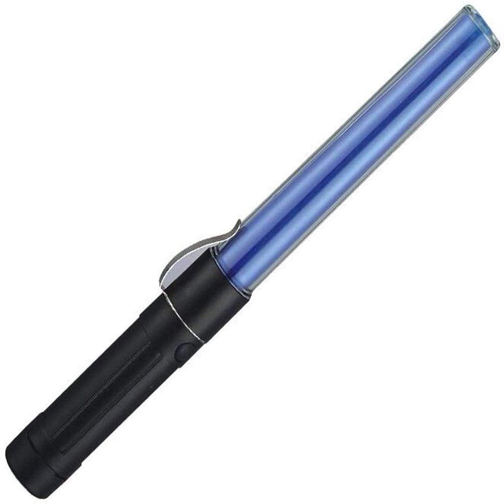 SAMDO 11.0 inch Magnet Wand Baton Traffic Control Road Safety Lamp Military Survival LED Light Stick (Blue)