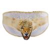 Freebily Men's Sexy 3D Wolf Leopard Panties Bulge Pouch Bikini Briefs Underwear Yellow Large (Waistline 27.5-39.0") view 1