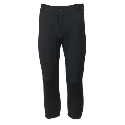 MARTIN SPORTS Low Rise Softball Pants for Women, Black, 2X-Large