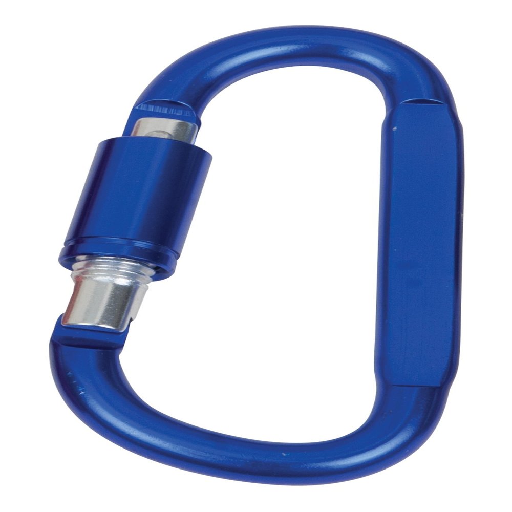 Performance Tool W3256 Lightweight Aluminum Carabiner with Spring-Loaded Gate for Quick and Secure Attachment of Gear and Equipment
