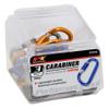 Performance Tool W3256 Lightweight Aluminum Carabiner with Spring-Loaded Gate for Quick and Secure Attachment of Gear and Equipment view 2