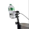 Blue Jay An Elite Healthcare Brand Hold My Drink Universal Beverage Holder with Non-Slip Strip for All Mobility Equipment | Easy to Install Holds Beverages with Flexible Cup Holder | Black view 2