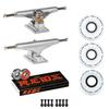 INDEPENDENT Skateboard Package 144 Trucks Ricta Clouds 52mm 92a Wheels Reds view 2