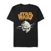 STAR WARS Men's Halloween Spooky Yoda T-Shirt - Black - Medium view 1