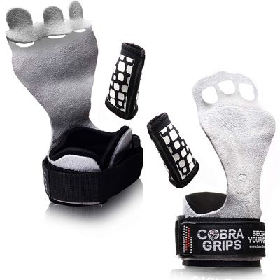Cross Training Grips Best Gymnastics Grips Keep Your Hands Free from Blisters & Callouses Pullups Weight Lifting Chin Ups (Small 3.75"-4.25", White Sway Leather)