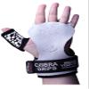 Cross Training Grips Best Gymnastics Grips Keep Your Hands Free from Blisters & Callouses Pullups Weight Lifting Chin Ups (Small 3.75"-4.25", White Sway Leather) view 3