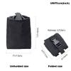 EXCELLENT ELITE SPANKER Tactical Folding Dump Pouch Utility Tool Bag Military Molle Drawstring Ammo Magazine Pouch (Black) view 2