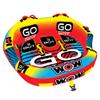 WOW Sports Go Bot 1 2 or 3 Person Inflatable Towable Cockpit Tube for Boating, 18-1050 view 1