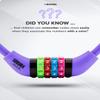 Bchel Bike Locks Cable for Kids - Colorful & Keyless - Secure Your Child's Bike - Easy-to-Use Bicycle Accessory, High Security 5 Digit Resettable Combination Coiling Bicycle Lock, Anti Theft view 4