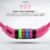 Bchel Bike Locks Cable for Kids - Colorful & Keyless - Secure Your Child's Bike - Easy-to-Use Bicycle Accessory, High Security 5 Digit Resettable Combination Coiling Bicycle Lock, Anti Theft view 4
