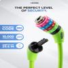 Bchel Bike Locks Cable for Kids - Colorful & Keyless - Secure Your Child's Bike - Easy-to-Use Bicycle Accessory, High Security 5 Digit Resettable Combination Coiling Bicycle Lock, Anti Theft view 3