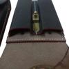 warreplica WWII US .45 Double Magazine Pouch Dark Brown Leather x 2 Pieces - Reproduction view 4