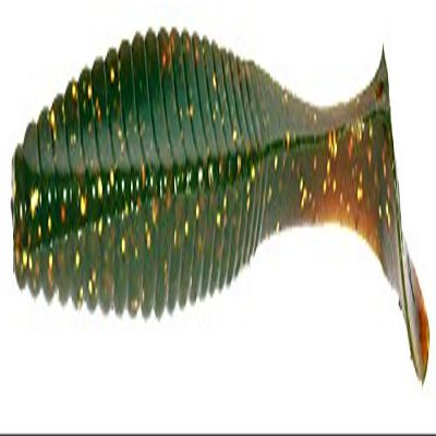 HIDEUP Worm Stagger Original 4" Motor Oil Gold Flake #S-05 Lure
