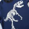 Babygp Boys Pajamas Dinosaur etc Kids Pjs Sets 100% Cotton Toddler long sleeves Sleepwear(Dark Blue dinosaur,5 Years) view 2