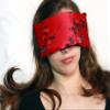 Candi Andi Handmade Eye Pillow - Flax Seed Fill - Lavender Scented - Red Moon Bloom - TEPL-RB view 1