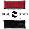 Candi Andi Handmade Eye Pillow - Flax Seed Fill - Lavender Scented - Red Moon Bloom - TEPL-RB view 2