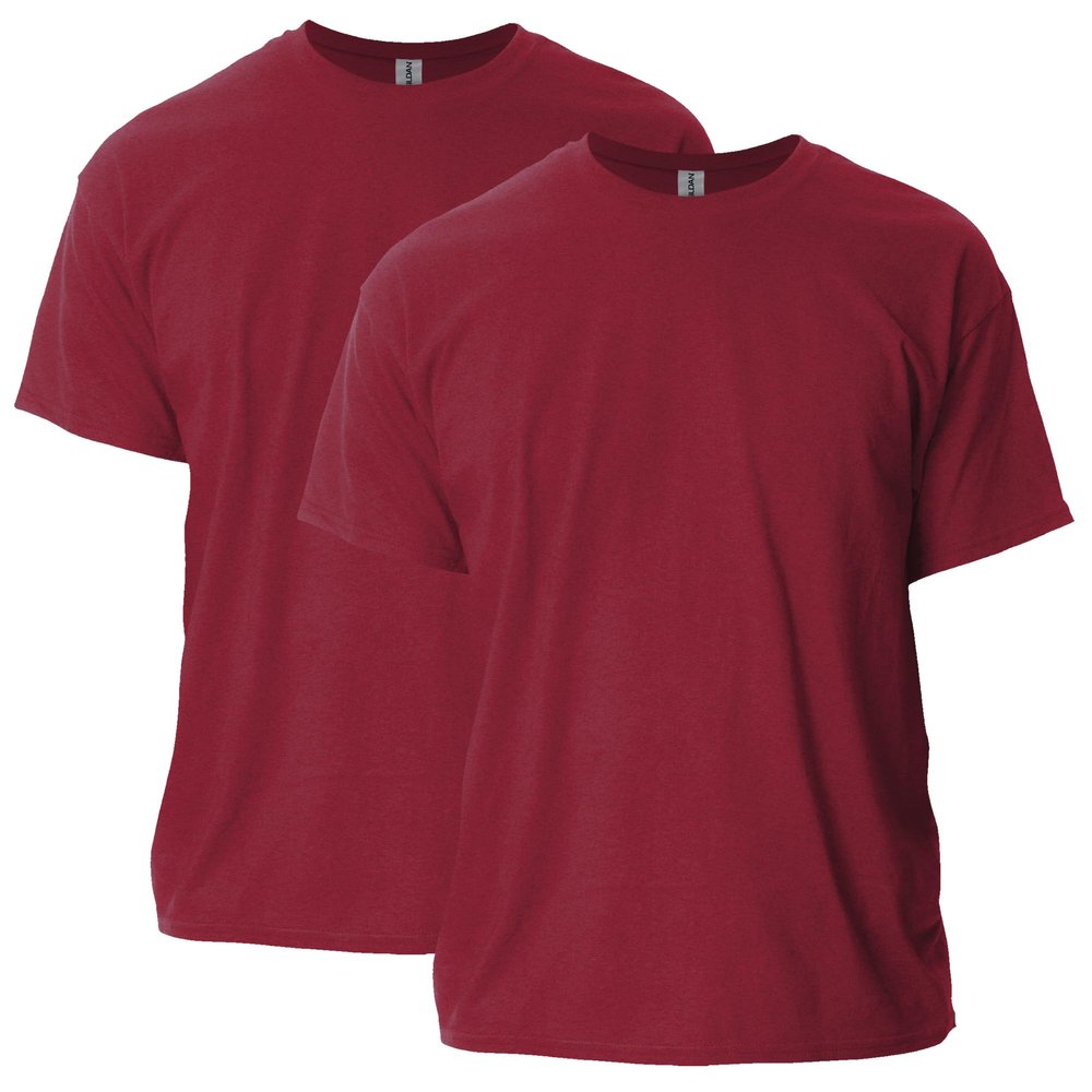 Gildan Adult Ultra Cotton T-Shirt, Style G2000, Multipack, Antique Cherry (2-Pack), 2X-Large