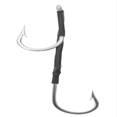 Riptail Double Hook Rig (Offset) for Trolling and Chunking (Size 11/0 (Offset))