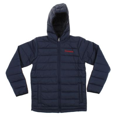 Outerstuff NFL Youth Solid Packawy Puffer Jacket, HOUSTON TEXANS
