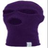 TOP HEADWEAR 3-Hole Winter Ski Mask - Purple view 1