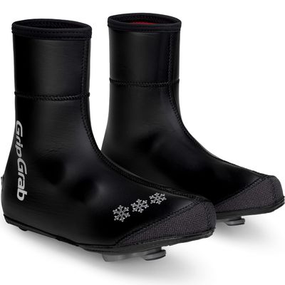 GripGrab Arctic Waterproof Deep Winter Road Cycling Shoe Covers Fleece Lined Thermal Road Cycling Overshoes Winter Warm