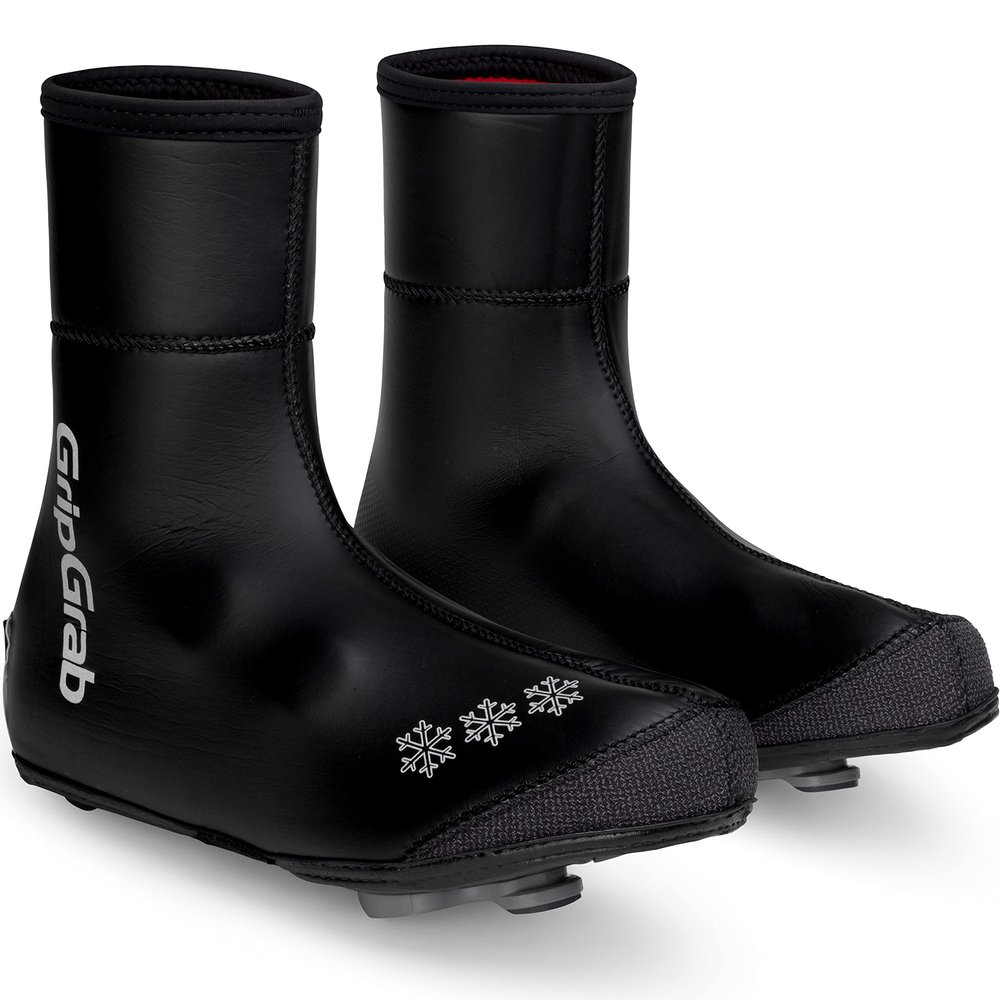 GripGrab Arctic Waterproof Deep Winter Road Cycling Shoe Covers Fleece Lined Thermal Road Cycling Overshoes Winter Warm