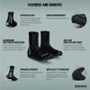 GripGrab Arctic Waterproof Deep Winter Road Cycling Shoe Covers Fleece Lined Thermal Road Cycling Overshoes Winter Warm view 2