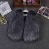 benetia Girls Faux Fur Vest Waistcoat Size 2T 3T view 3