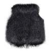 benetia Girls Faux Fur Vest Waistcoat Size 2T 3T view 4