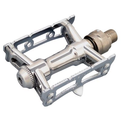 MKS (Mikashima Seisakusho) Bicycle Pedal, Sylvan Track Next Ezy Superior (Sylvan Truck Next Easy Superior) Silver