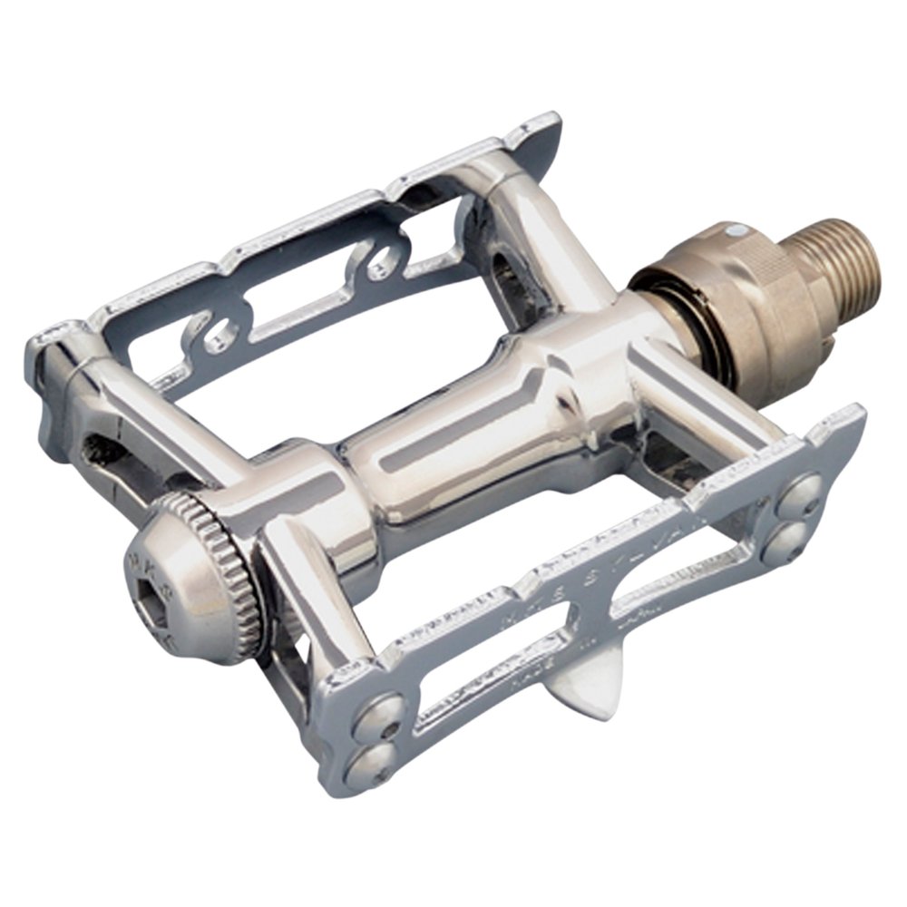 MKS (Mikashima Seisakusho) Bicycle Pedal, Sylvan Track Next Ezy Superior (Sylvan Truck Next Easy Superior) Silver