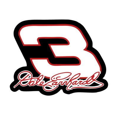 Dale Earnhardt OriginalStickers0220 Set of Two (2X) Stickers , Laptop , Ipad , Car , Truck , Size 4 inches on Longer Side