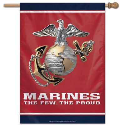WinCraft Military Marines 43680117 United States Marines 28" x 40" Vertical Flag, Multicolor