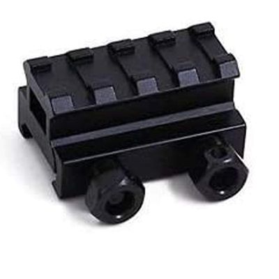 Gotical 3/4" Riser 4-Slot Low See-Thru Riser Weaver Picatinny Rail Scope Mount Rail (1 Piece)