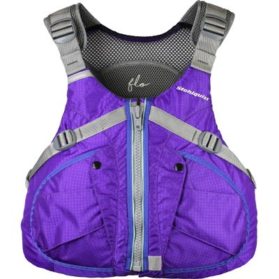 Stohlquist PFD for Women. Purple FLO Lifejacket with Chest Contoured for Women's Fit. Kayaking, Boating, All Water Sports. (X-Large)
