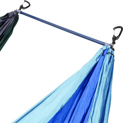 ENO Fuse Tandem Hammock System Colour Slate Lightwieght Fuse Spreader Bars, Two Hammocks Side by Side Dac Grren Anodised Aluminium Alloy Eliminates Enviro Damage Weight 277 g