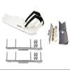 C&A Pro White XPT Snowmobile Skis w/ 4.5" Shaper Bars Complete Kit Polaris Pro Ride Chassis Rush 2010-11 view 1