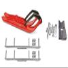 C&A Pro Red XPT Snowmobile Skis w/ 4.5" Shaper Bars Complete Kit Arctic Cat 2016+ Procross & Proclimb M Series view 1