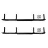 C&A Pro White XPT Snowmobile Skis w/ 4.5" Shaper Bars Complete Kit Polaris Fusion IQ view 4