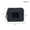 EXCELLENT ELITE SPANKER Tactical Molle Admin Pouch EDC EMT Utility Tool Bag Military Waist Organizer Pouches (Black) view 2