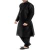 ROYAL FOCIL Silk Blend Black Men's Kurta Pyjama view 3